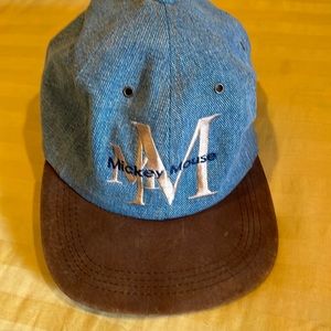 Mickey Mouse suede/ jean cap ( men/ women)